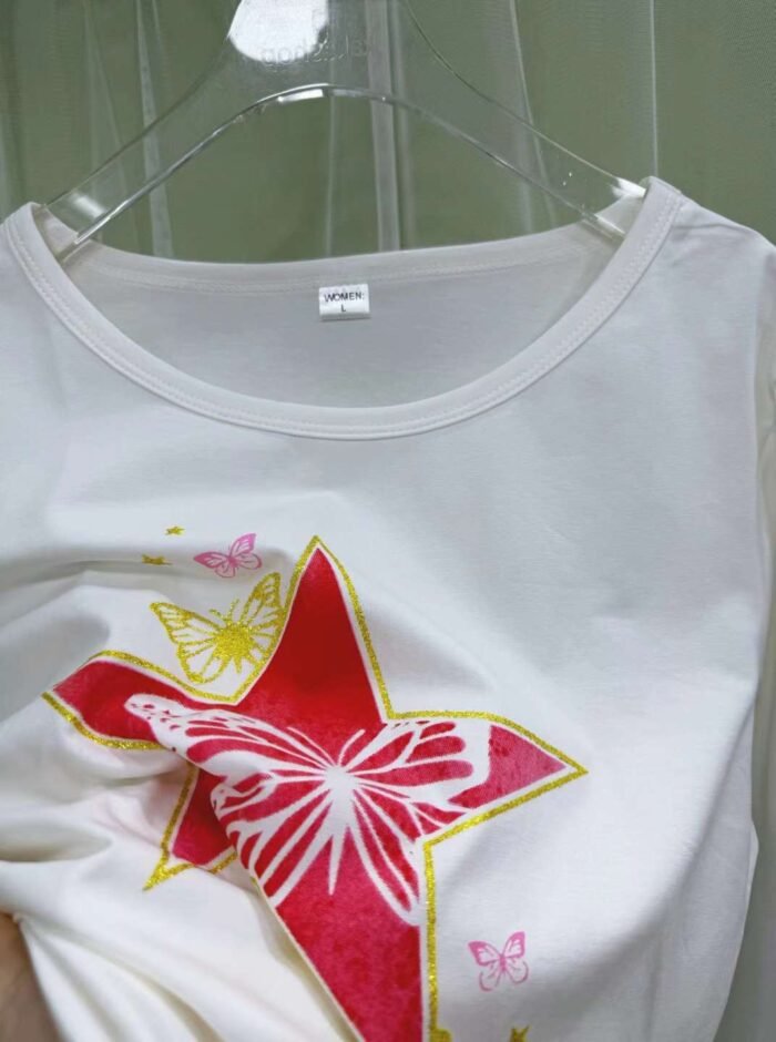 Hot girl style pure cotton slim fit T-shirt - Tradedubai.ae Wholesale B2B Market