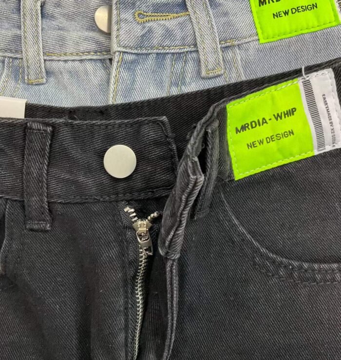Hot girls ripped raw edge high-waist slimming loose wide-leg washed cotton denim shorts - Tradedubai.ae Wholesale B2B Market