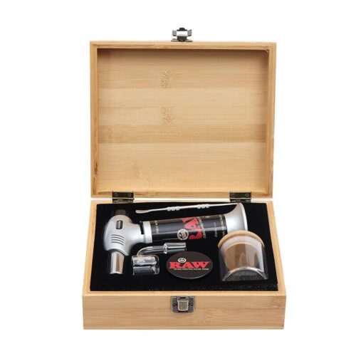 IN STOCK Factory Custom Logo RAW BACKWOODS Smoking Kit Quartz Banger Storage Jar Dab Tool Herb Grinder Smoking Torch Lighter Set2 - Tradedubai.ae Wholesale B2B Market