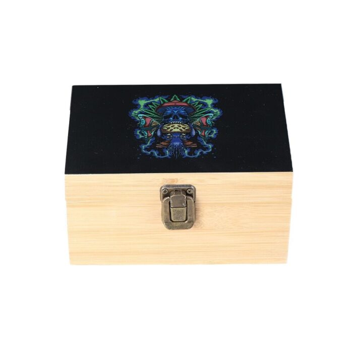 IN STOCK Manufacturer Custom Logo Hemp Glass Storage Jar Rolling Tray Weed Herb Grinder Wooden Box Set with Sticker for Traveling - Tradedubai.ae Wholesale B2B Market