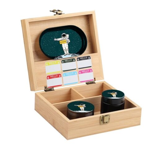 INVENTORY Wholesale Custom Logo Design Rolling Tray Storage Jar Weed Herb Grinder Machine Wooden Box Set with Sticker5 - Tradedubai.ae Wholesale B2B Market INVENTORY Wholesale Custom Logo Design Rolling Tray Storage Jar Weed Herb Grinder Machine Wooden Box Set with Sticker - Tradedubai.ae Wholesale B2B Market