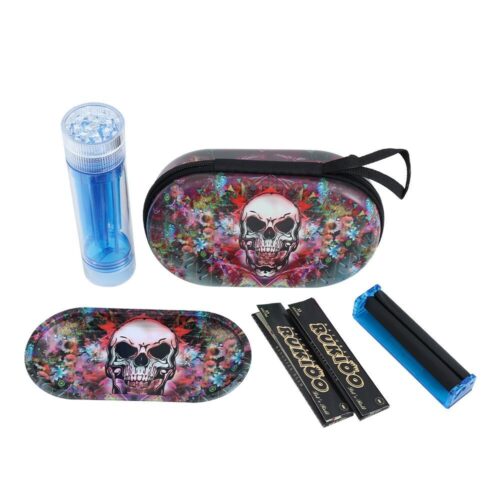 INVENTORY Wholesale Portable Smoking Set Custom Logo Weed Rolling Paper Machine 6 tubes Plastic Weed Herb Grinder for Cone Storage - Tradedubai.ae Wholesale B2B Market