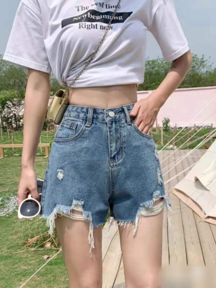 Internet celebrity fringed womens denim shorts - Tradedubai.ae Wholesale B2B Market