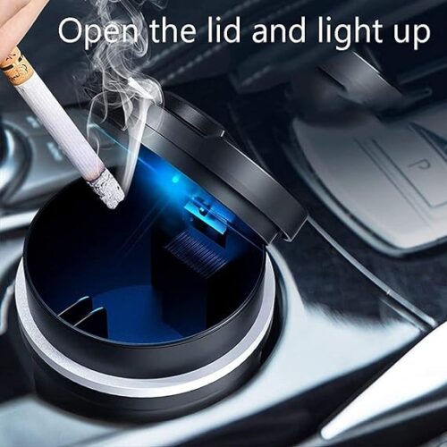 LED Plastic Car Ash Tray Storage Cup4 - Tradedubai.ae Wholesale B2B Market