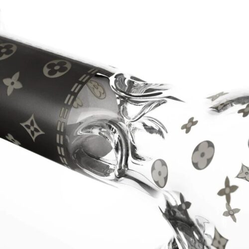LV Theme Smoking Water Pipe Glass Bong Beaker - Hookah Shisha - Tradedubai.ae Wholesale B2B Market