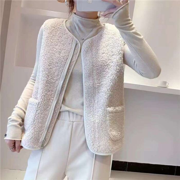 Lamb plush vest jacket - Tradedubai.ae Wholesale B2B Market