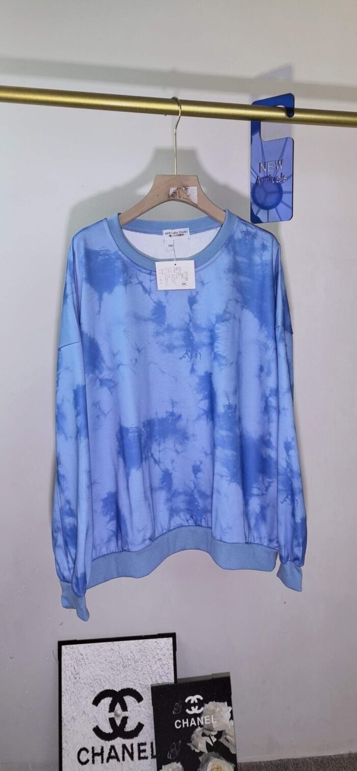 Lazy style design ins super hot tie-dye trendy brand large version sweatshirt1 - Tradedubai.ae Wholesale B2B Market