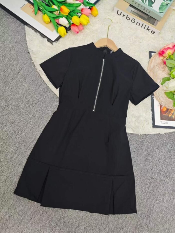 Lazy style half-zip waist slimming dresses - Tradedubai.ae Wholesale B2B Market