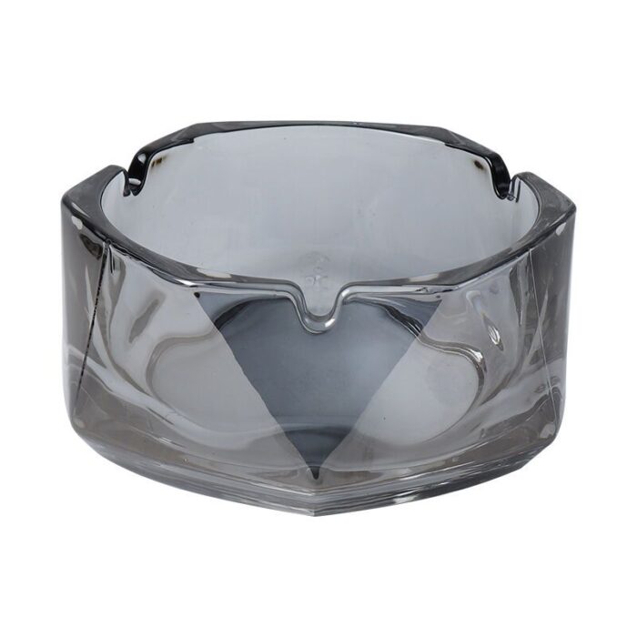 Manufacturer Good Quality Smoking Accessories Custom Logo Glass Ashtray for Cigarette Indoor Outdoor Ashtray