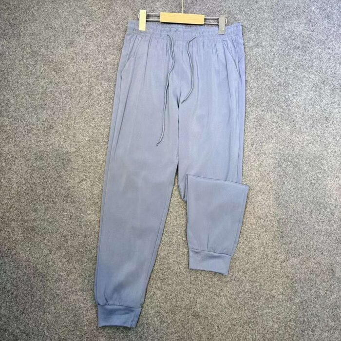 Mens trendy elastic waist quick-drying thin loose Korean style leggings casual pants - Tradedubai.ae Wholesale B2B Market