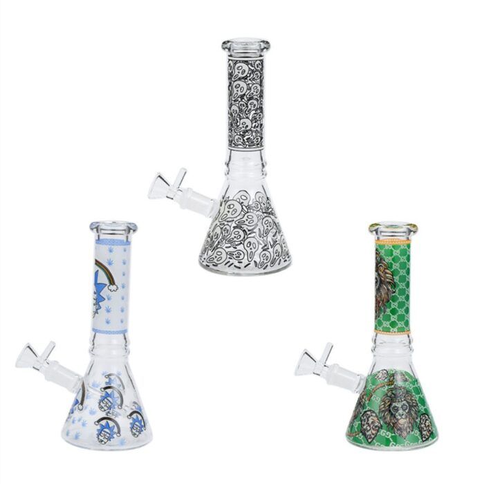 New Arrival Top Quality 10inch Colorful Cheap Glass Bongs Hot Sale Water Pipe for Weed - Hookah Shisha