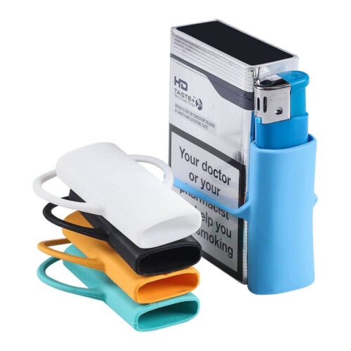 New Arrival Wholesale Silicone Custom Logo Case Cover Lighter Holder for Cigarette Case - Tradedubai.ae Wholesale B2B Market