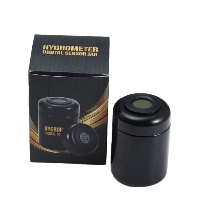 New Design Light-Proof Humidity Display Blackstone Stash Storage Jar for Weed3