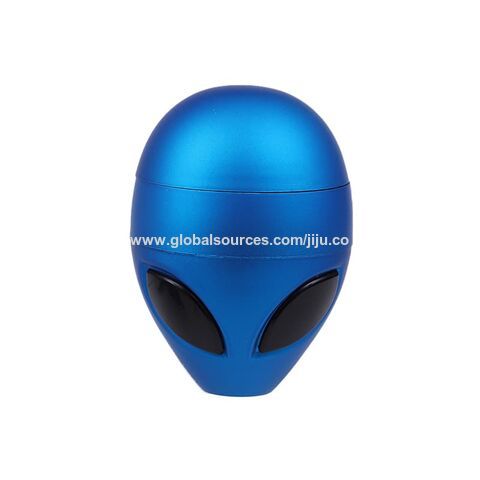 New Fashion Alien Herb Grinder Metal and Plastic Weed Hemp Tobacco Herb Grinder Smoking Accessories
