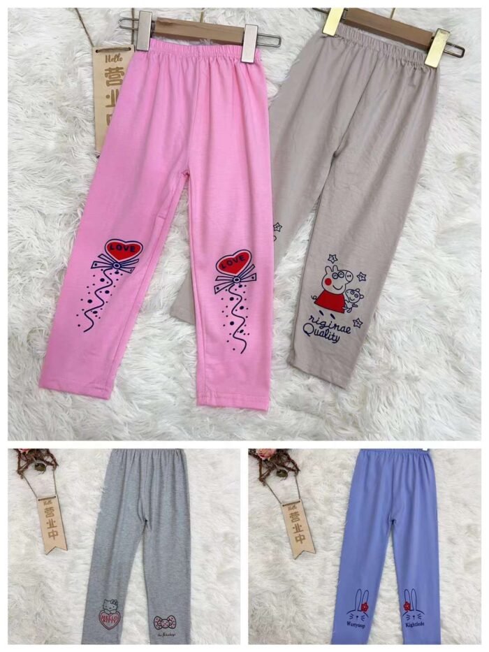 ODell cotton stretch cotton leggings for girls - Tradedubai.ae Wholesale B2B Market