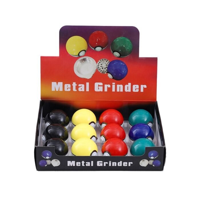 Pokemon Ball Herb Grinder Weed Tobacco Metal Weed Hemp Grinder