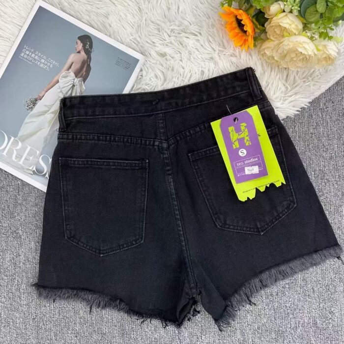 Pretty girls summer high-waist slim-fitting fringe cut shorts - Tradedubai.ae Wholesale B2B Market
