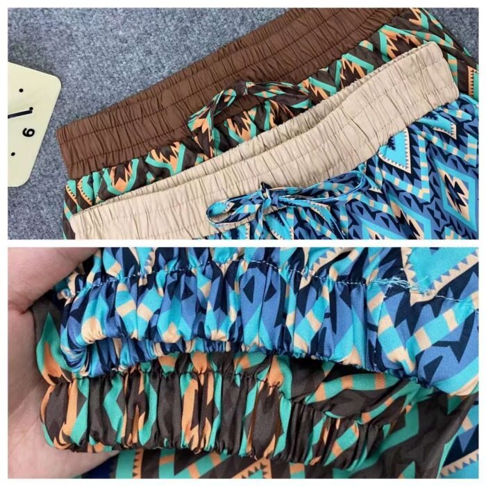 Printed drawstring with pockets cool and comfortable casual trousers including leggings and wide-leg pants mainly leggings - Tradedubai.ae Wholesale B2B Market
