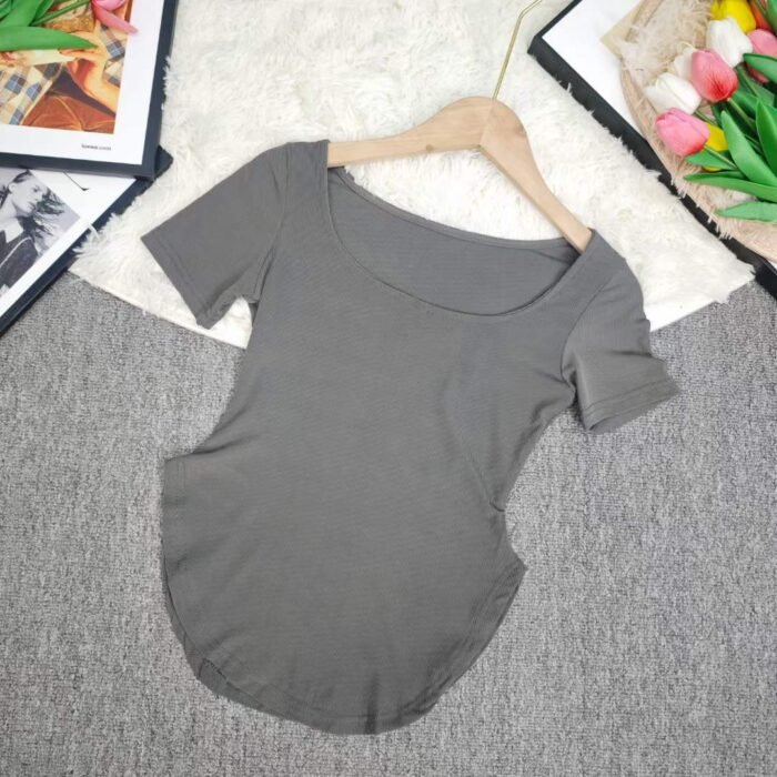 Pure cotton hot girl design versatile short-sleeved T-shirts - Tradedubai.ae Wholesale B2B Market
