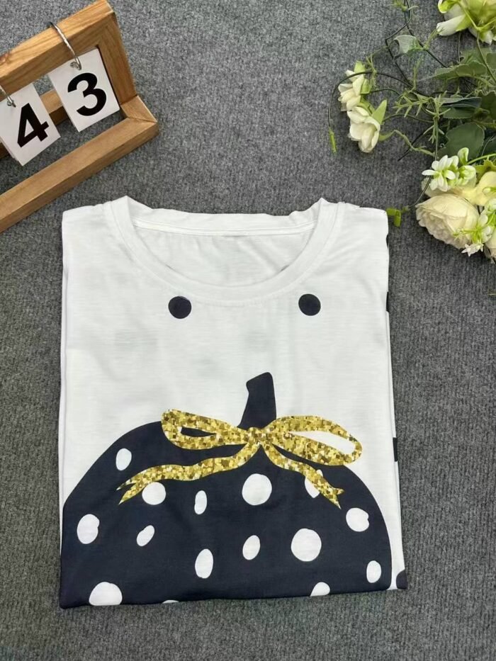 Round neck printed short-sleeved T-shirts - Tradedubai.ae Wholesale B2B Market