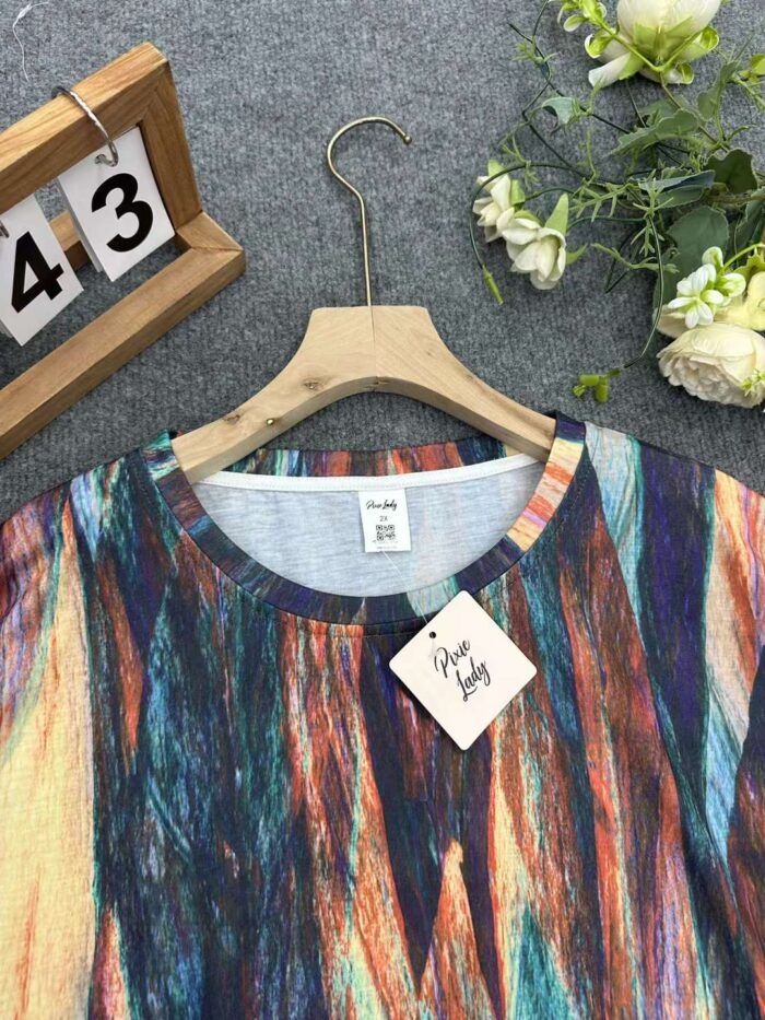 Round-neck printed short-sleeved T-shirts 4 - Tradedubai.ae Wholesale B2B Market