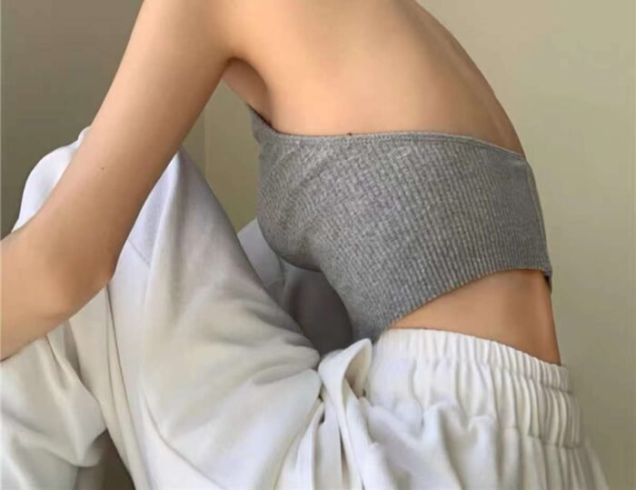 Sexy hottie style slim-fitting waistless backless sleeveless top 4 - Tradedubai.ae Wholesale B2B Market