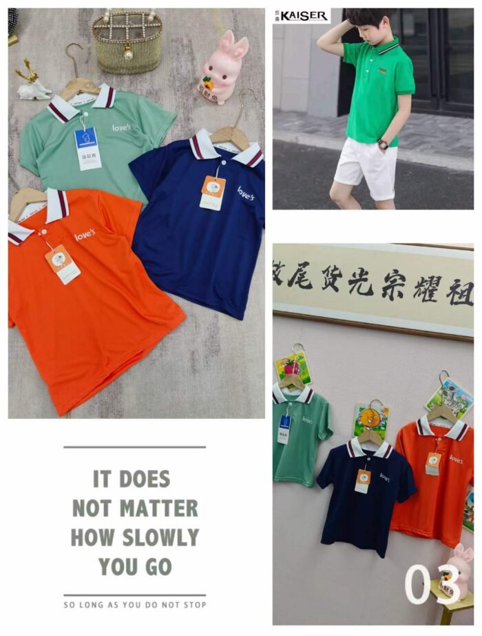 Short-sleeved polo shirts for children1 - Tradedubai.ae Wholesale B2B Market