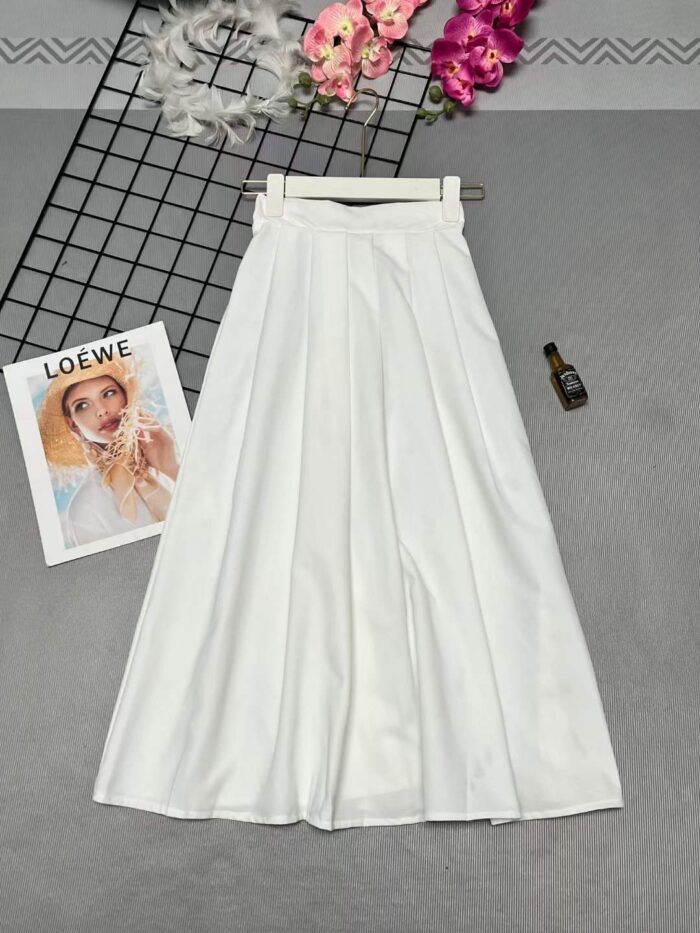 Spring and summer 2024 new Korean style mid-length umbrella skirts high-waisted slim skirts pleated skirts long skirts - Tradedubai.ae Wholesale B2B Market