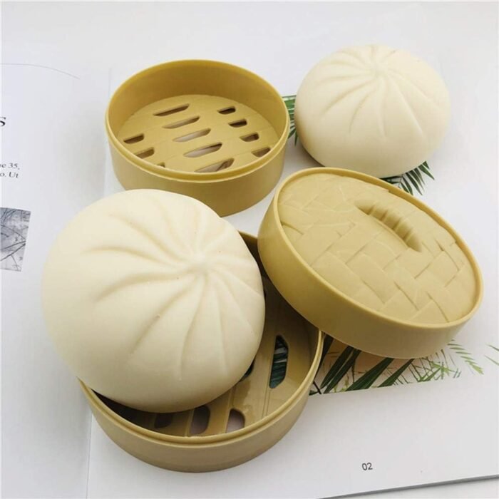 Steamed Stuffed Bun Squeezing Toy Simulation Big Bun Squeezing Toy Relieve Stress Slow Rising Squeeze Stress for Children Adults - Tradedubai.ae Wholesale B2B Market