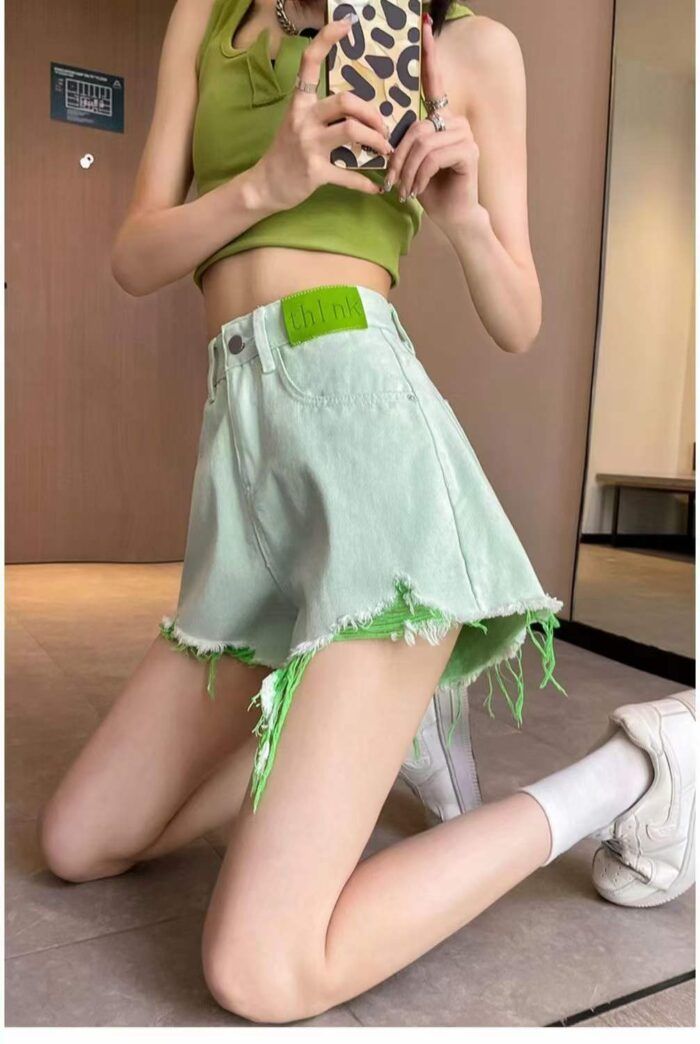 Summer new high-waisted petite loose thin wide-leg hot pants - Tradedubai.ae Wholesale B2B Market