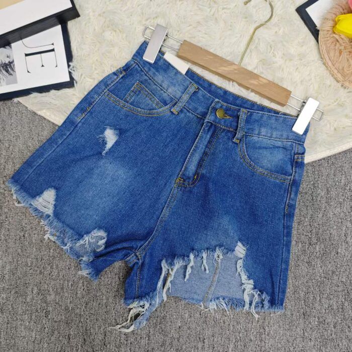 Summer popular fringed denim shorts for women style number 031 - Tradedubai.ae Wholesale B2B Market