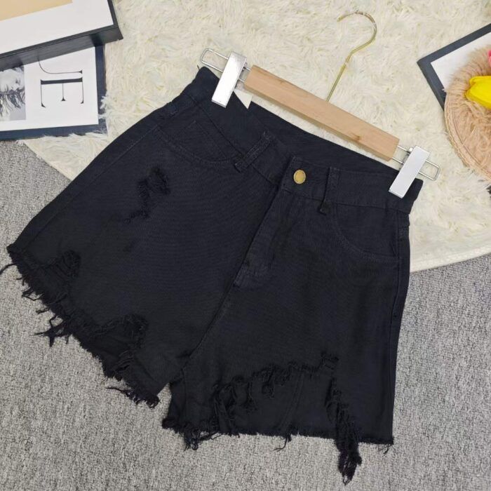 Summer popular fringed denim shorts for women style number 031 - Tradedubai.ae Wholesale B2B Market