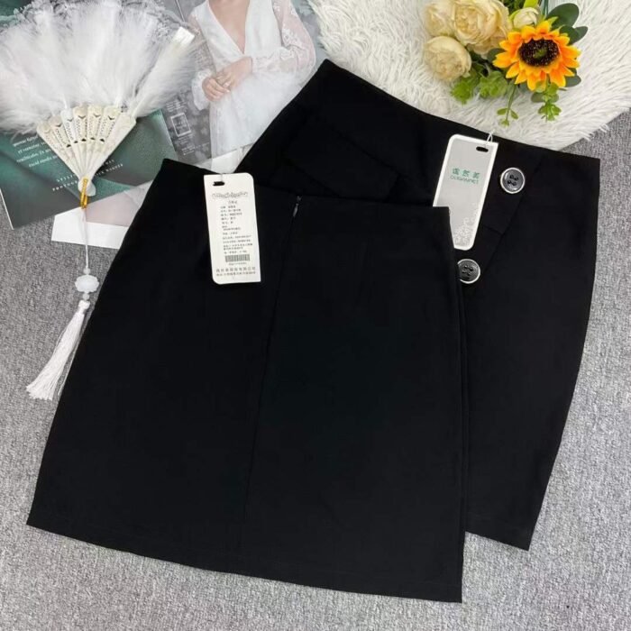 The brands Korean style fashionable solid color versatile high-waisted slim suit skirt - Tradedubai.ae Wholesale B2B Market