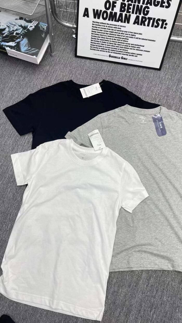 The factory came back with a batch of pure cotton glossy T-shirts - Tradedubai.ae Wholesale B2B Market