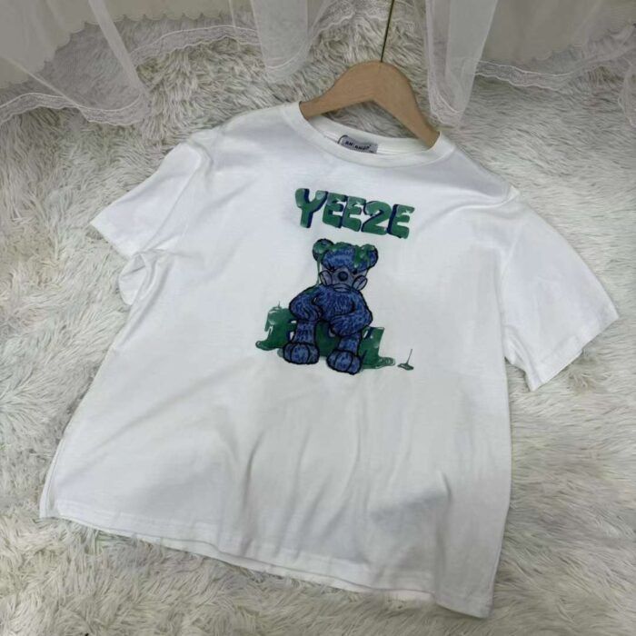 Trendy brand cotton short-sleeved T-shirt for middle-aged and older children - Tradedubai.ae Wholesale B2B Market