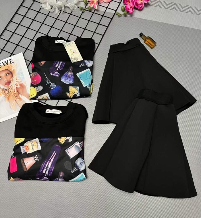 Two-piece fashionable and casual round-neck long-sleeved suits with or without velvet - Tradedubai.ae Wholesale B2B Market