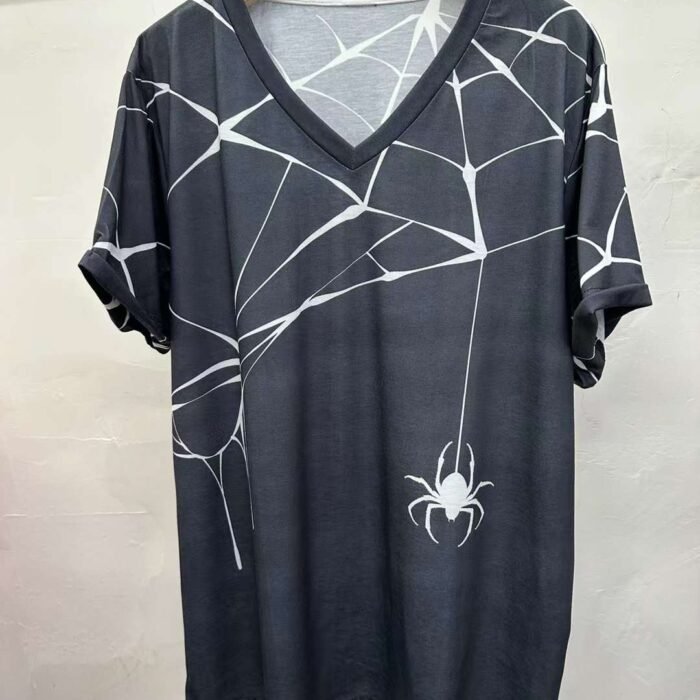 V-neck printed short-sleeved T-shirts 7 - Tradedubai.ae Wholesale B2B Market