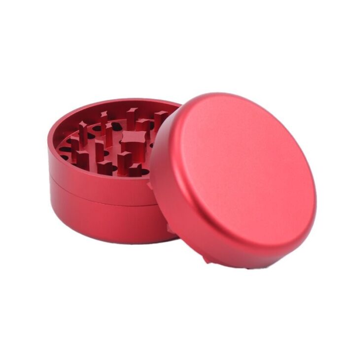 Wholesale Aluminum Frosted Surface Herb Weed Hemp Grinder 63 mm - 3 parts Tobacco Grinder Machine with Double Magnet - Tradedubai.ae Wholesale B2B Market