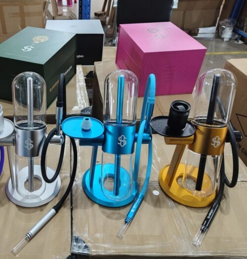 Wholesale Custom Logo 360 Gravity Hookah Cookies 2 in 1 Glass Aluminum Gravity Bong - Tradedubai.ae Wholesale B2B Market
