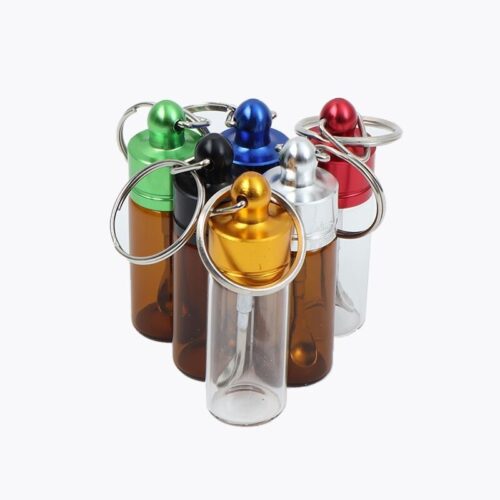 Wholesale Custom Logo Display Box Package Mix Colors Smoking Storage Container Jar Pill Case with Chain Dab Tool1 - Tradedubai.ae Wholesale B2B Market