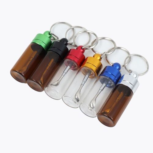 Wholesale Custom Logo Display Box Package Mix Colors Smoking Storage Container Jar Pill Case with Chain Dab Tool2 - Tradedubai.ae Wholesale B2B Market