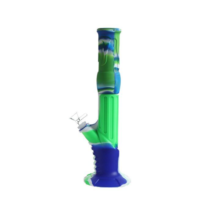 Wholesale Custom Logo Silicone Glass Waterpipe Gourd Shape Glass Bong Silicone Bong Beaker - Hookah Shisha