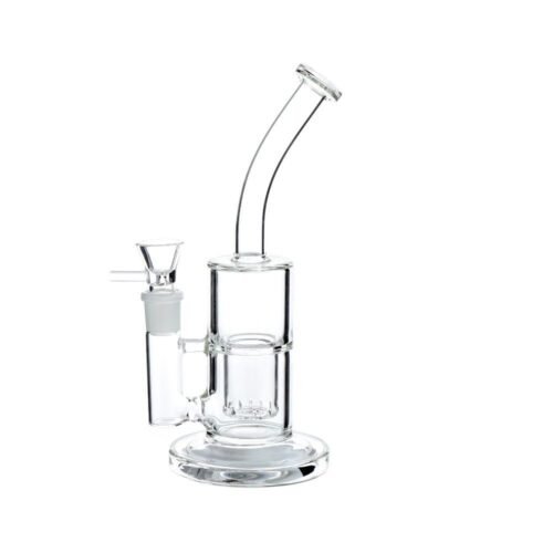 Wholesale Custom Logo Sticker High Borosilicate Glass Weed Bong Water Bong Waterpipe Beaker Glass Bong with Glass pot - Hookah Shisha