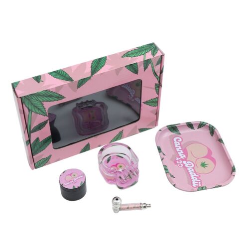 Wholesale Custom Logo Tobacco Smoking Kit Rolling tray Skull Glass Ashtray Herb Grinder Metal Pipe 4-in-1 Smoking Set for Weed6 - Tradedubai.ae Wholesale B2B Market Wholesale Custom Logo Tobacco Smoking Kit Rolling tray Skull Glass Ashtray Herb Grinder Metal Pipe 4-in-1 Smoking Set for Weed - Tradedubai.ae Wholesale B2B Market