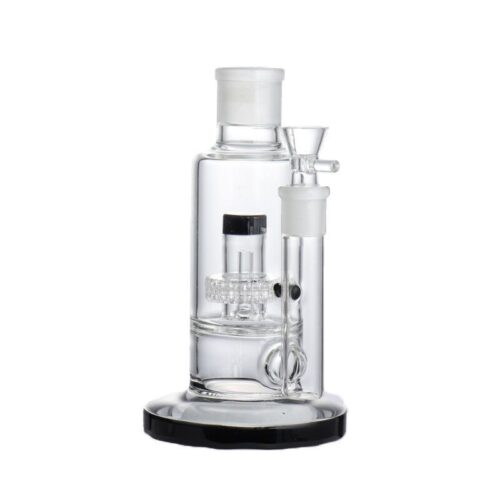 Wholesale Factory Custom Logo Handmade High Borosilicate Glass Waterpipe Glass Bong Percolator with Black Color Base - Hookah Shisha - Tradedubai.ae Wholesale B2B Market
