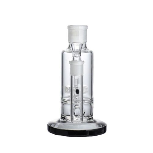 Wholesale Factory Custom Logo Handmade High Borosilicate Glass Waterpipe Glass Bong Percolator with Black Color Base - Hookah Shisha - Tradedubai.ae Wholesale B2B Market