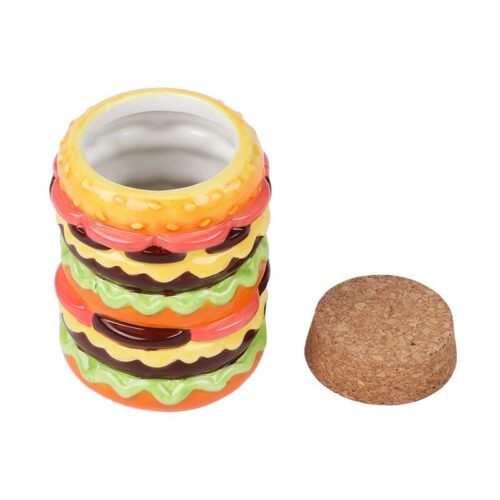Wholesale Factory Hot Sale Smoking Accessories Hamburger Jar Custom Logo Big Capacity Case Ceramic Storage Jar2 - Tradedubai.ae Wholesale B2B Market Wholesale Factory Hot Sale Smoking Accessories Hamburger Jar Custom Logo Big Capacity Case Ceramic Storage Jar - Tradedubai.ae Wholesale B2B Market