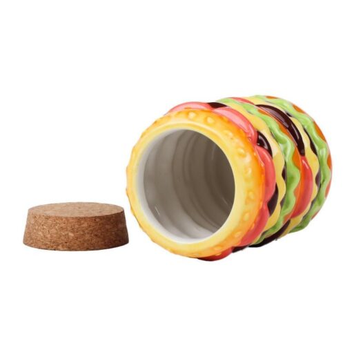 Wholesale Factory Hot Sale Smoking Accessories Hamburger Jar Custom Logo Big Capacity Case Ceramic Storage Jar4 - Tradedubai.ae Wholesale B2B Market Wholesale Factory Hot Sale Smoking Accessories Hamburger Jar Custom Logo Big Capacity Case Ceramic Storage Jar - Tradedubai.ae Wholesale B2B Market