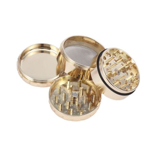 Wholesale Price Luxury Custom Logo 63mm-4 Stainless Steel Weed Herb Grinder Hemp Grinder