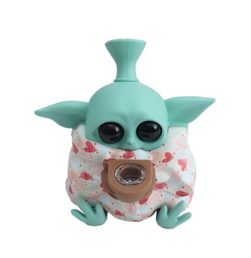 Wholesale Yoda Silicone Pipe Waterpipe Smoke Bong Smoking Accessories - Tradedubai.ae Wholesale B2B Market